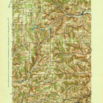 United States Geological Survey Canaserage, NY (1940, 62500-Scale) digital map