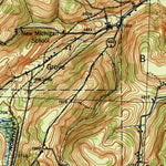 United States Geological Survey Canaserage, NY (1940, 62500-Scale) digital map