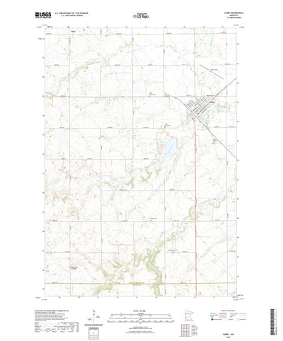 United States Geological Survey Canby, MN (2022, 24000-Scale) digital map