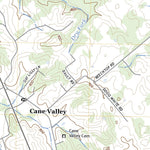 United States Geological Survey Cane Valley, KY (2022, 24000-Scale) digital map
