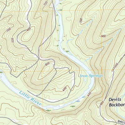 United States Geological Survey Caney Mountain, OK (2022, 24000-Scale) digital map