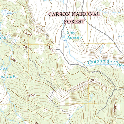 United States Geological Survey Canjilon Mountain, NM (2020, 24000-Scale) digital map