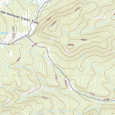 United States Geological Survey Canjilon Mountain, NM (2020, 24000-Scale) digital map