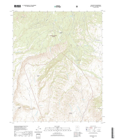 United States Geological Survey Canjilon SE, NM (2020, 24000-Scale) digital map