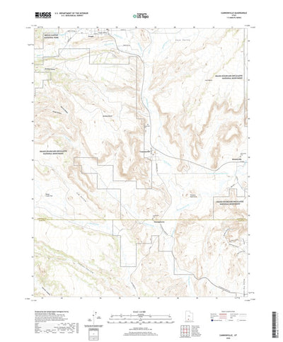 United States Geological Survey Cannonville, UT (2020, 24000-Scale) digital map