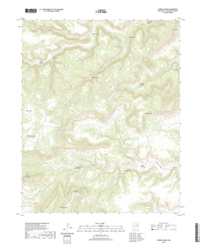 United States Geological Survey Canon Olguin, NM (2020, 24000-Scale) digital map