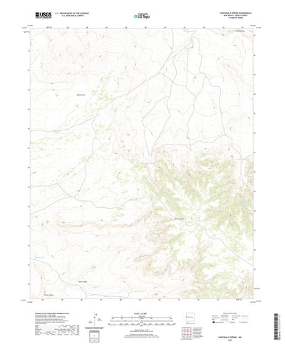 United States Geological Survey Cantaralo Spring, NM (2020, 24000-Scale) digital map