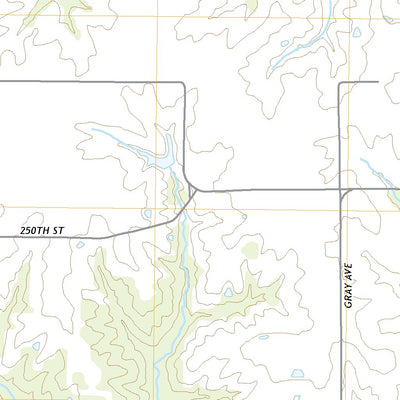United States Geological Survey Cantril, IA (2022, 24000-Scale) digital map