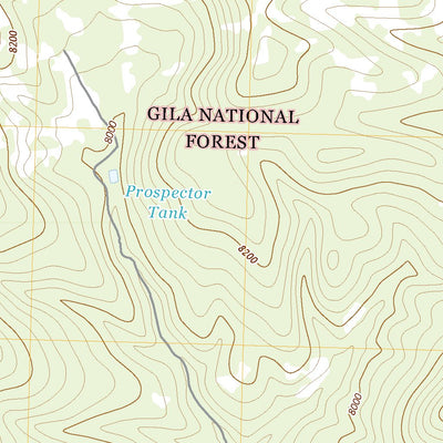 United States Geological Survey Canyon Creek Mountains, NM (2020, 24000-Scale) digital map