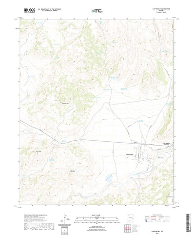 United States Geological Survey Canyon Day, AZ (2021, 24000-Scale) digital map