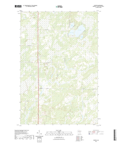 United States Geological Survey Canyon, MN (2022, 24000-Scale) digital map