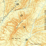 United States Geological Survey Canyon, WY-MT (1901, 125000-Scale) digital map