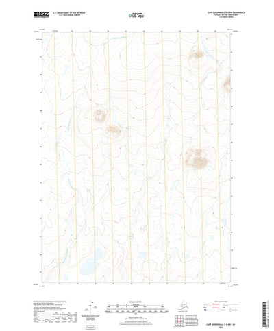 United States Geological Survey Cape Mendenhall D-4 NW, AK (2020, 25000-Scale) digital map