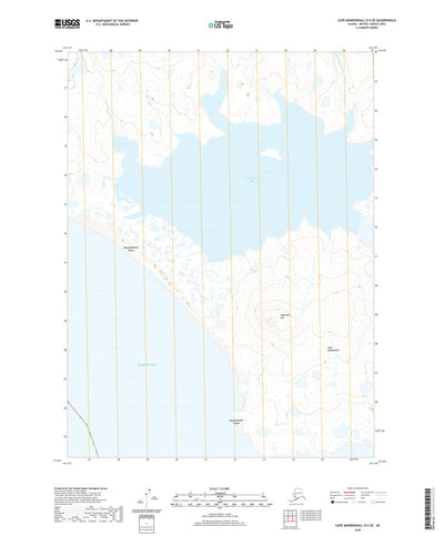 United States Geological Survey Cape Mendenhall D-4 SE, AK (2020, 25000-Scale) digital map