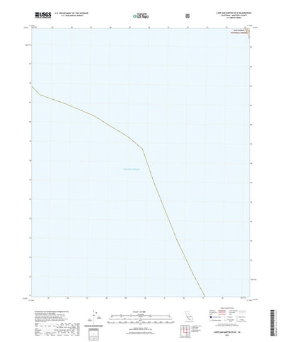 United States Geological Survey Cape San Martin OE W, CA (2021, 24000-Scale) digital map