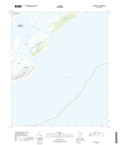 United States Geological Survey Capers Inlet, SC (2020, 24000-Scale) digital map