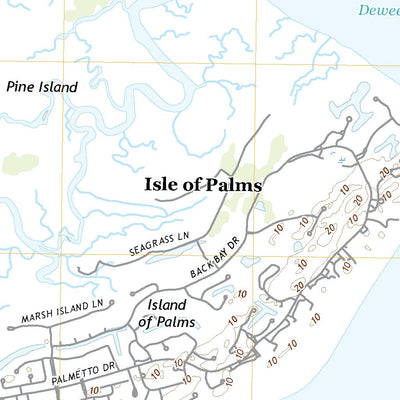 United States Geological Survey Capers Inlet, SC (2020, 24000-Scale) digital map