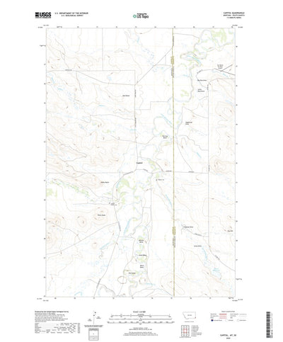 United States Geological Survey Capitol, MT (2020, 24000-Scale) digital map