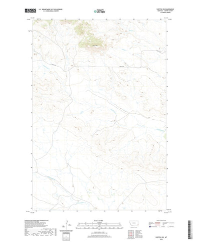United States Geological Survey Capitol NW, MT (2020, 24000-Scale) digital map