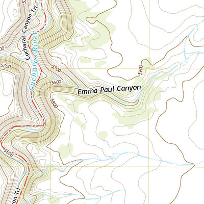 United States Geological Survey Capps Springs, CO (2022, 24000-Scale) digital map