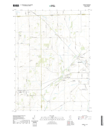 United States Geological Survey Capron, IL (2021, 24000-Scale) digital map