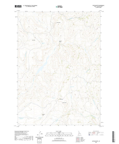 United States Geological Survey Captain Butte, ID (2020, 24000-Scale) digital map