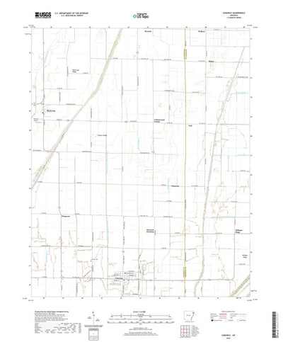 United States Geological Survey Caraway, AR (2020, 24000-Scale) digital map
