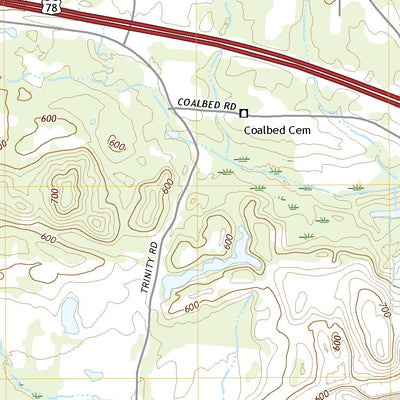 United States Geological Survey Carbon Hill, AL (2020, 24000-Scale) digital map