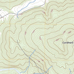 United States Geological Survey Cardwell Mountain, TN (2022, 24000-Scale) digital map