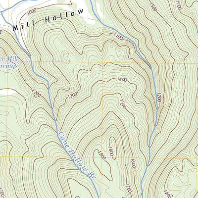 United States Geological Survey Cardwell Mountain, TN (2022, 24000-Scale) digital map