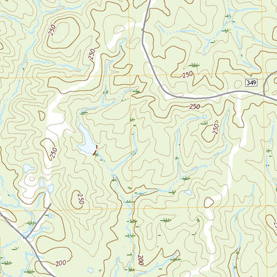 United States Geological Survey Carnes, MS (2021, 24000-Scale) digital map