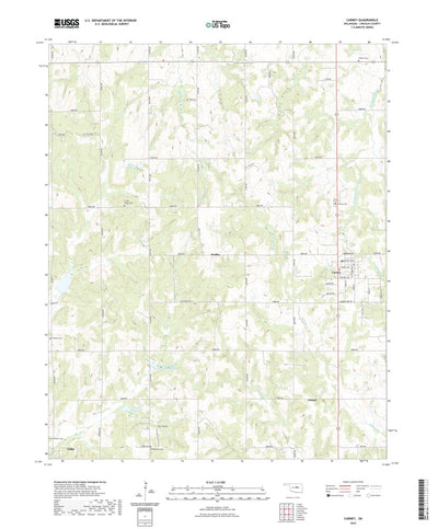United States Geological Survey Carney, OK (2022, 24000-Scale) digital map