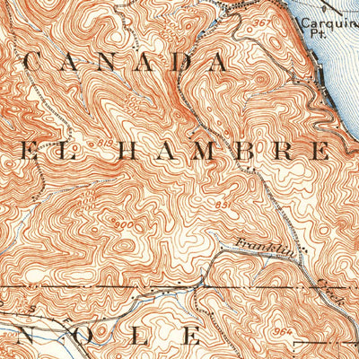 United States Geological Survey Carquinez Strait, CA (1896, 62500-Scale) digital map