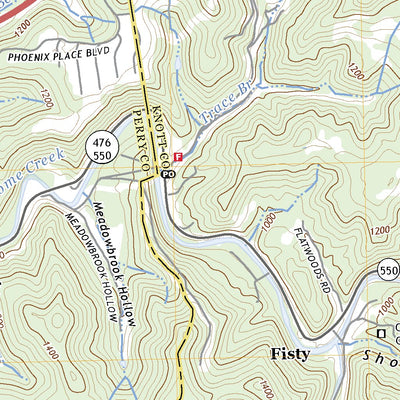 United States Geological Survey Carrie, KY (2022, 24000-Scale) digital map