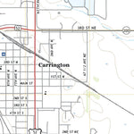 United States Geological Survey Carrington East, ND (2020, 24000-Scale) digital map