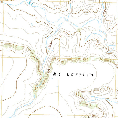United States Geological Survey Carrizo Mountain, CO (2022, 24000-Scale) digital map