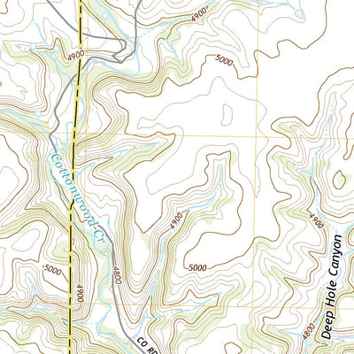 United States Geological Survey Carrizo Mountain, CO (2022, 24000-Scale) digital map