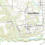 United States Geological Survey Carrollton West, MO (2021, 24000-Scale) digital map