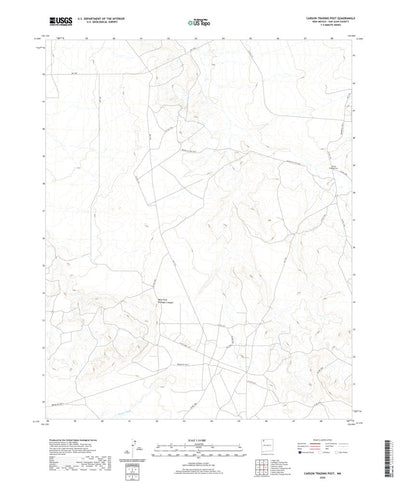 United States Geological Survey Carson Trading Post, NM (2020, 24000-Scale) digital map