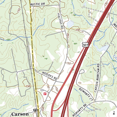 United States Geological Survey Carson, VA (2022, 24000-Scale) digital map