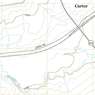 United States Geological Survey Carter, WY (2021, 24000-Scale) digital map