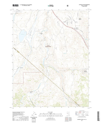 United States Geological Survey Carters Station, NV (2021, 24000-Scale) digital map