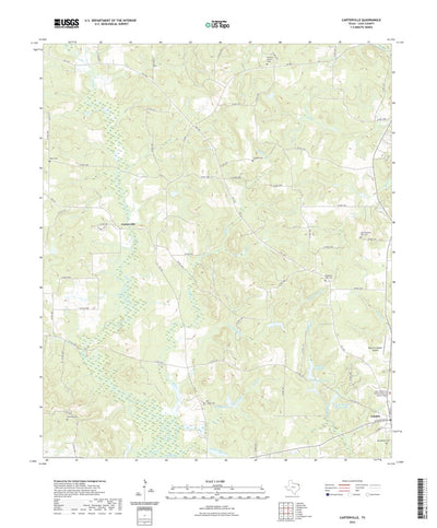 United States Geological Survey Carterville, TX (2022, 24000-Scale) digital map