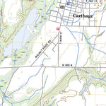 United States Geological Survey Carthage, IN (2022, 24000-Scale) digital map