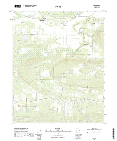 United States Geological Survey Casa, AR (2020, 24000-Scale) digital map
