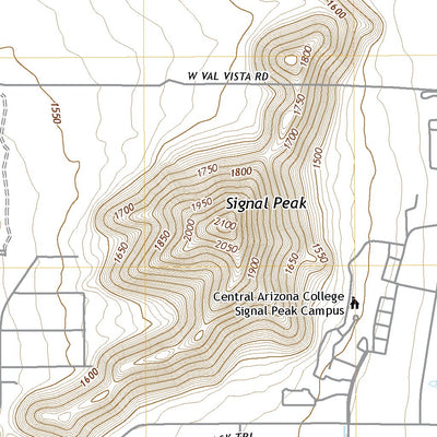 United States Geological Survey Casa Grande East, AZ (2021, 24000-Scale) digital map