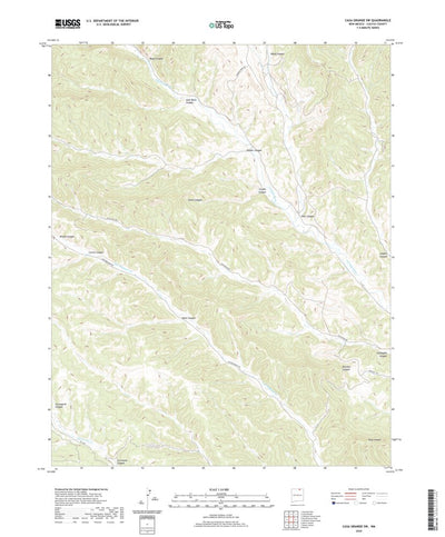 United States Geological Survey Casa Grande SW, NM (2020, 24000-Scale) digital map