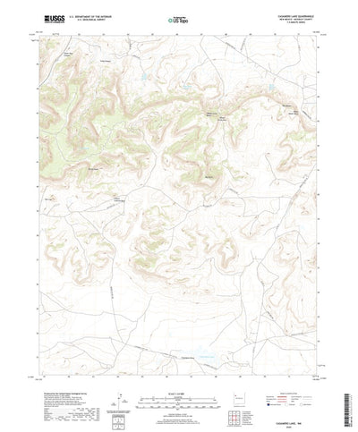 United States Geological Survey Casamero Lake, NM (2020, 24000-Scale) digital map