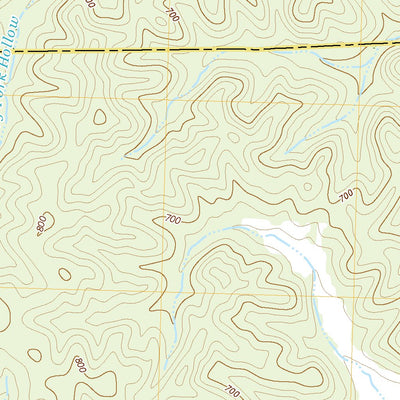 United States Geological Survey Cascade, MO (2021, 24000-Scale) digital map