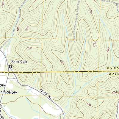 United States Geological Survey Cascade, MO (2021, 24000-Scale) digital map